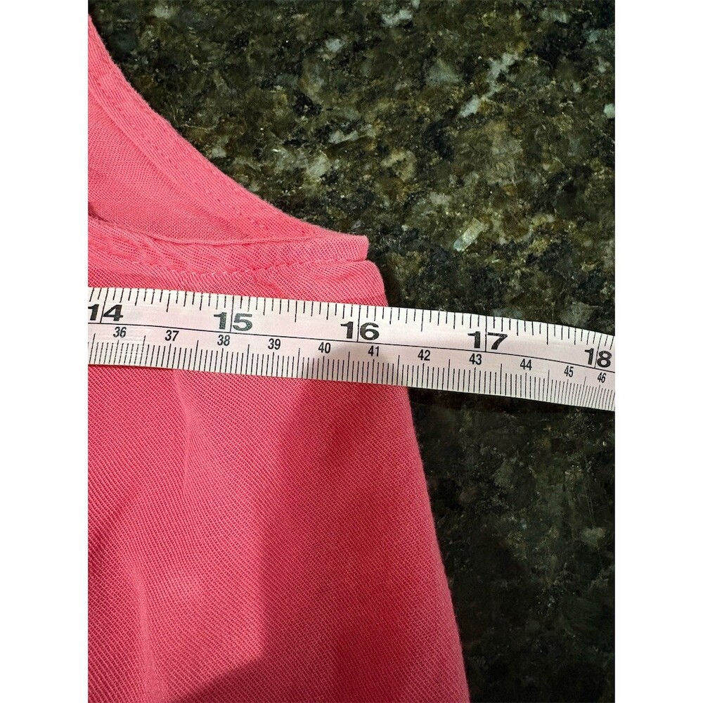 ZARA Dress Womens Size M Pink Maxi Mermaid Sleeveless Scoop Neck Tapered - Picture 5 of 5